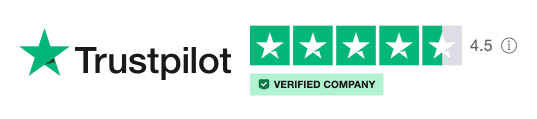 Trustpilot verified company rating